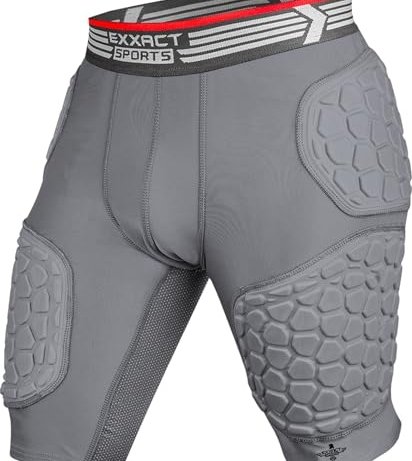 Exxact Sports Elite 5-Pad Adult Football Girdle for Men